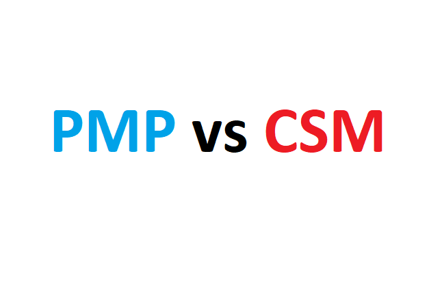 PMP vs CSM certification PMP vs CSM certification